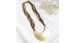 New Design Beads Necklace Shell Pendant